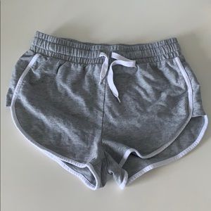 Grey lounge shorts